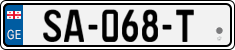 License plate of Georgia, Trailers (2014)