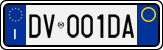 License plate of Italy, Cars (1994 year series)