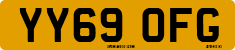 License plate of the United Kingdom, 2001 year system