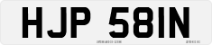 License plate of the United Kingdom, 1963 year system