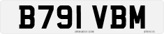 License plate of the United Kingdom, 1983 year system