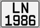 License plate of Norway, Trailers, motorcycles, special vehicles