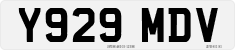License plate of the United Kingdom, 1983 year system