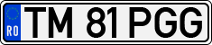 License plate of Romania, Regular plates