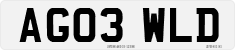 License plate of the United Kingdom, 2001 year system