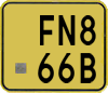 License plate of the Netherlands, Mopeds