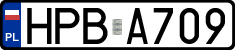 License plates of Poland, Authorities