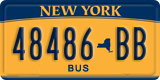 New York, Specialty plates (12345-AB)