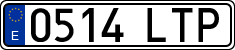 License plates of Spain, Ordinary (2000)