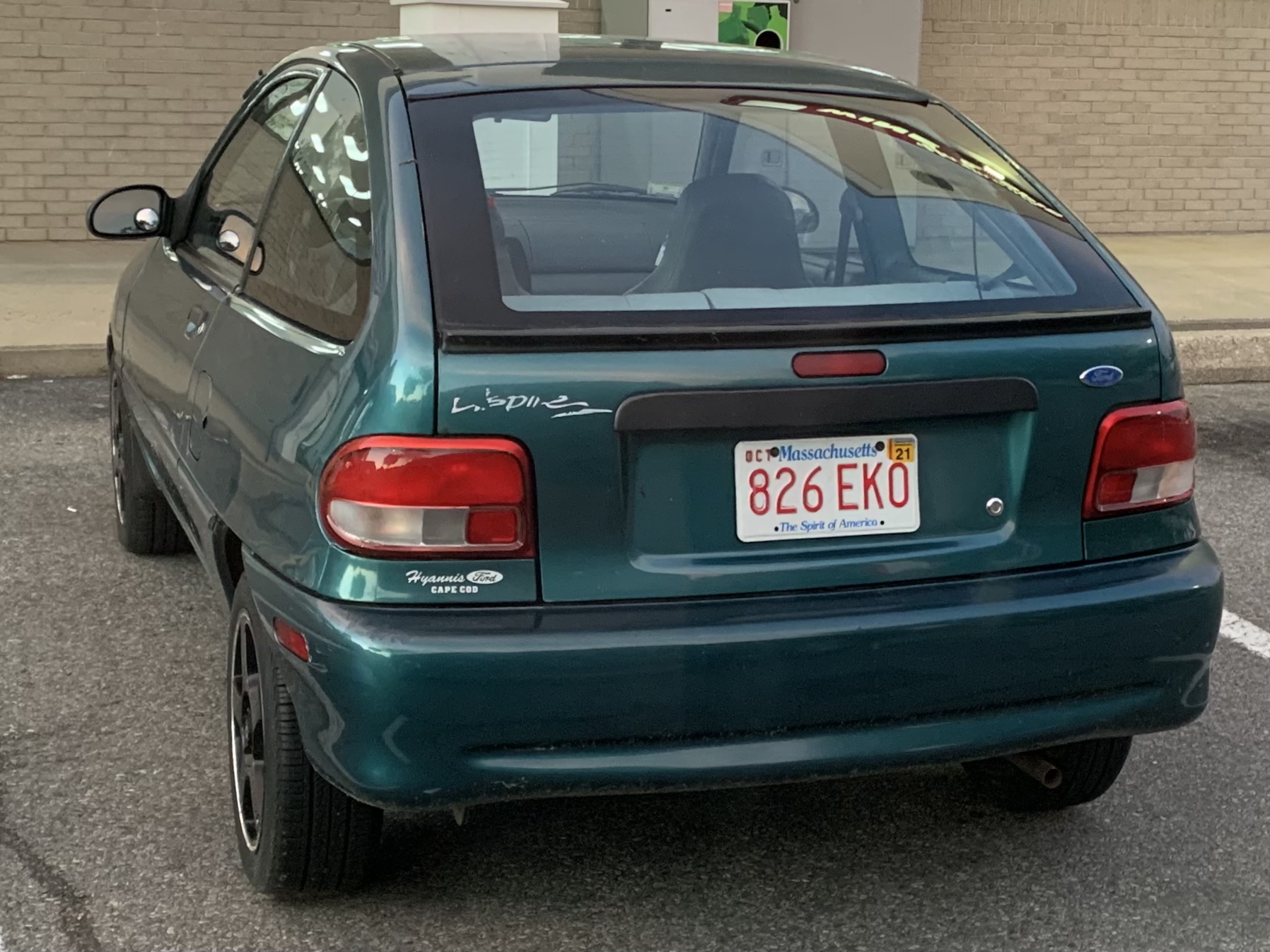 826 EK0, Ford Aspire 1st gen 3-door Hatch (BT57), facelift, 1996–1997