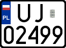 License plates of Poland, Military
