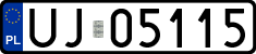 License plates of Poland, Military