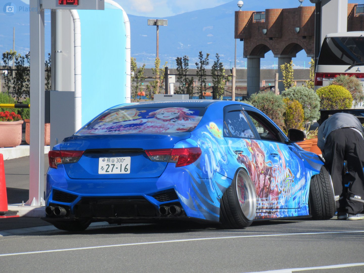 熊谷 300 る 2716, Toyota Mark X 2nd gen (GRX130), 1st facelift, 2012–2016