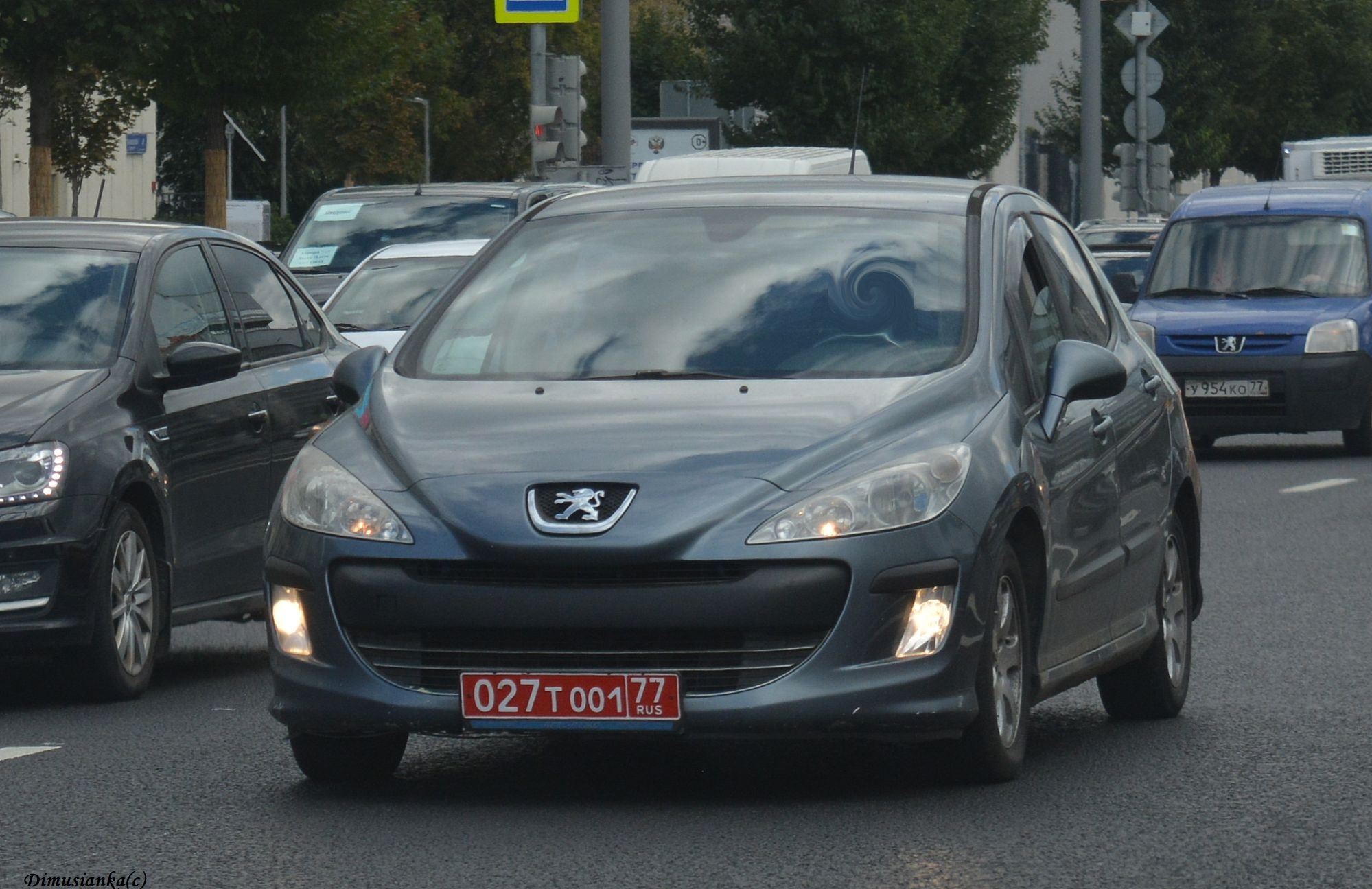 027 T 001 77, Peugeot 308 1st gen 5-door Hatch (T7), 2007–2011