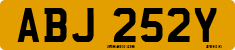 License plate of the United Kingdom, 1963 year system