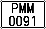 License plates of Spain, Official and military plates