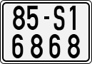 License plate of Vietnam, Motorcycles