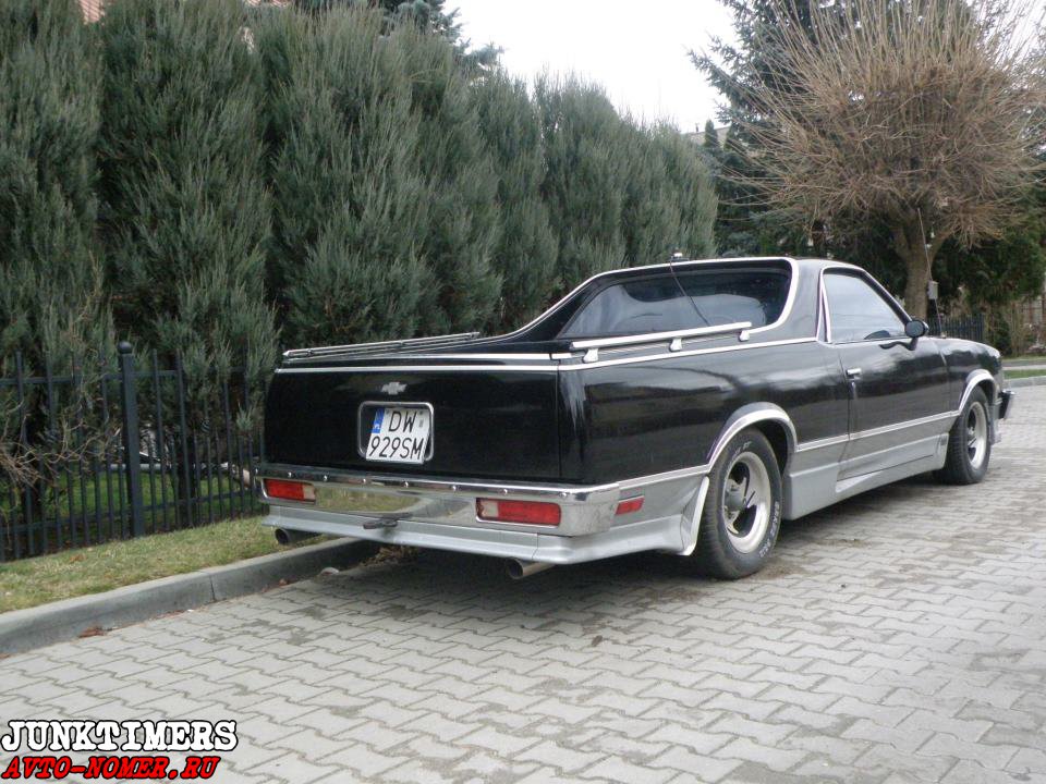 DW 929SM, Chevrolet El Camino 5th gen (80; G-body), facelift, 1981–1987