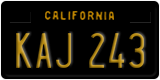 California, Passenger Car (ABC 123)
