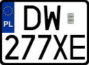 License plates of Poland, Regular car plates