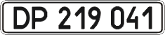 License plate Ukraine, Diplomatic