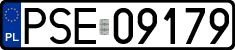License plates of Poland, Regular car plates