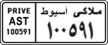 License plate of Egypt, Cars (1999)