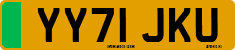 License plate of the United Kingdom, 2001 year system