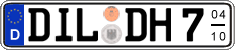 German license plate, Seasonal plates