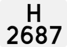 License plate of Norway, 1913-1971 - system