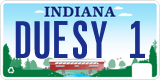 Indiana, Vanity Plates