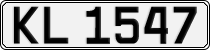 License plate of Norway, Trailers, motorcycles, special vehicles