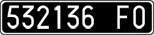 License plate of Italy, Cars (1927 year series)