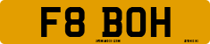 License plate of the United Kingdom, 1983 year system