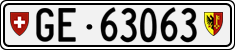 License plate of Switzerland, Cars