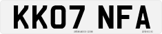 License plate of the United Kingdom, 2001 year system