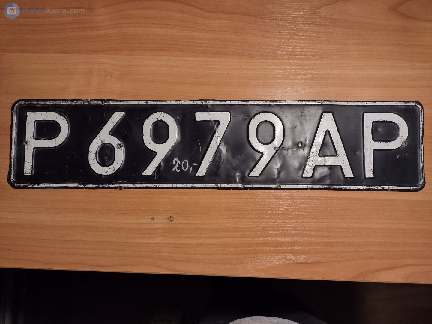р 6979 АР, License plate without vehicle 