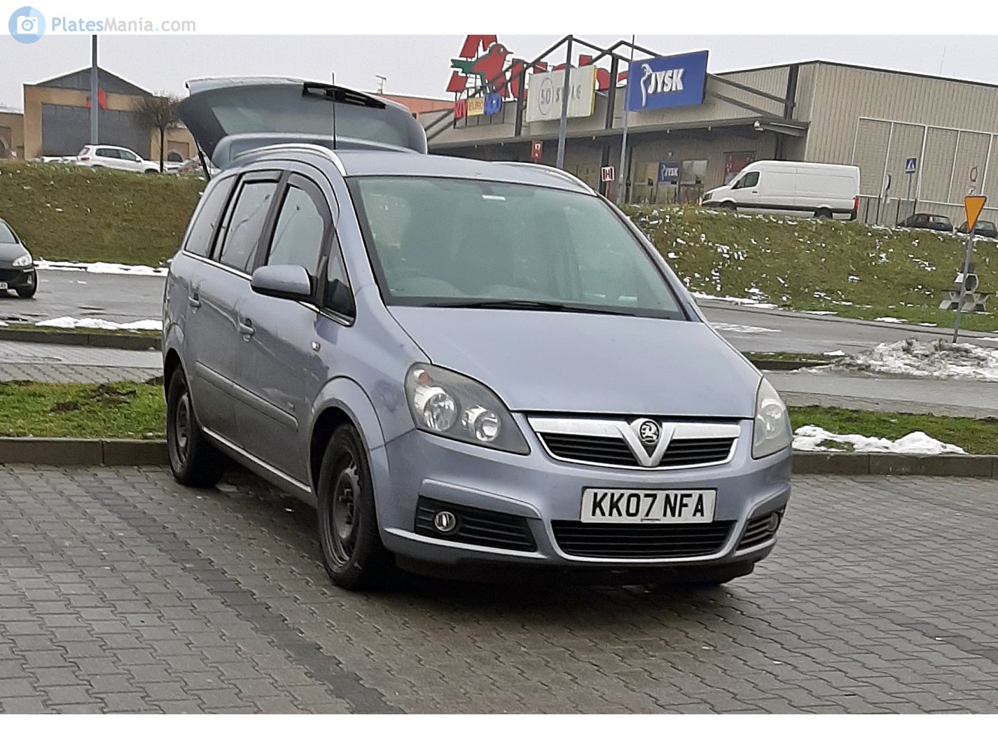 KK07NFA, Vauxhall Zafira 2nd gen (B; A05), 2005–2014