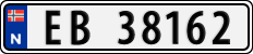 License plate of Norway, Cars