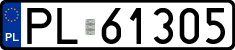 License plates of Poland, Regular car plates