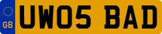 License plate of the United Kingdom, 2001 year system