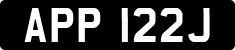 License plate of the United Kingdom, 1963 year system