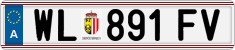 License plate of Austria, Regular plates
