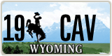 Wyoming, Vanity Plates (1(2) XXXXX)