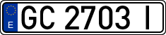 License plates of Spain, 1971 year series