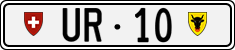 License plate of Switzerland, Cars