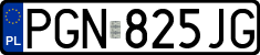 License plates of Poland, Regular car plates