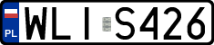 License plates of Poland, Regular car plates