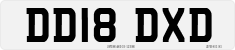 License plate of the United Kingdom, 2001 year system
