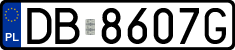 License plates of Poland, Regular car plates